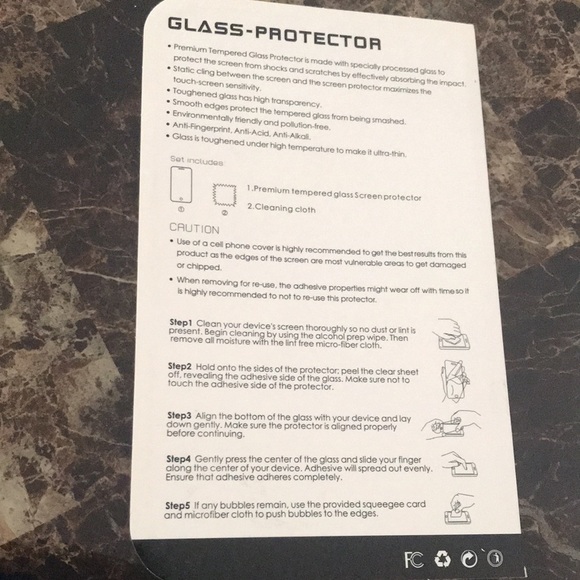 MTEM-LG LS676 / GLASS SCREEN PROTECTOR /PREMIUM TEMPERED GLASS SCREEN PROTECTOR - Picture 2 of 6